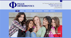 Desktop Screenshot of inglisorthodontics.com